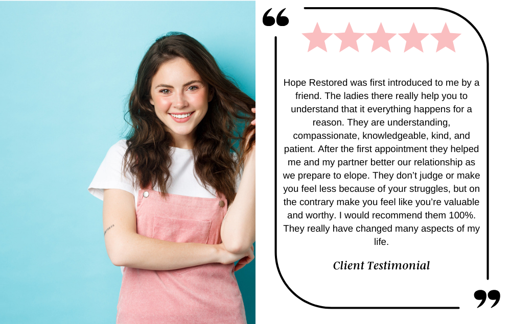 Client testimonial Hope Restored 