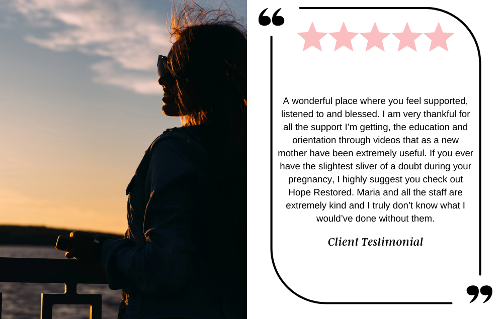 Client testimonial Hope Restored 