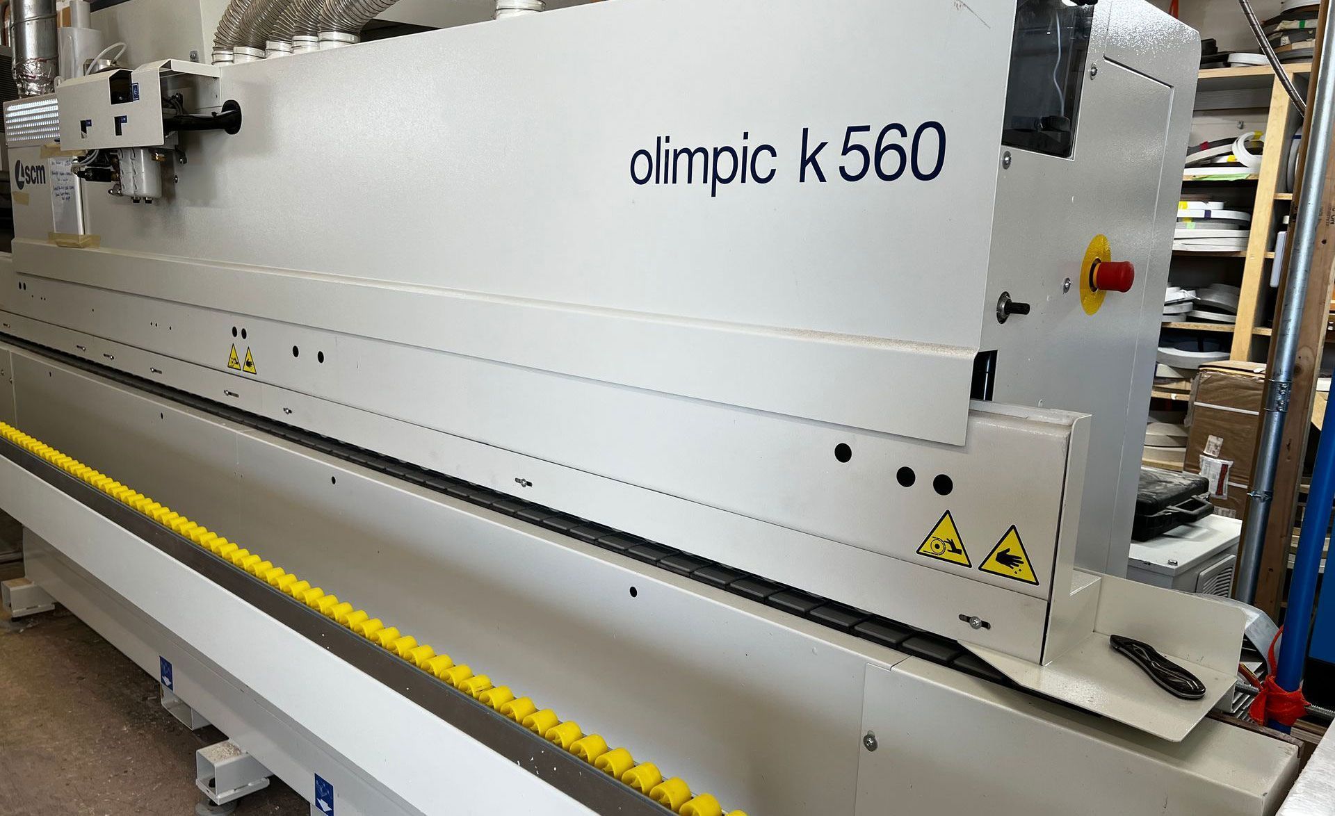 A machine that says olympic k 560 on it