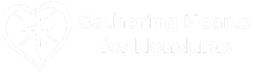 A white background with the words `` we faithfully serve '' written on it.