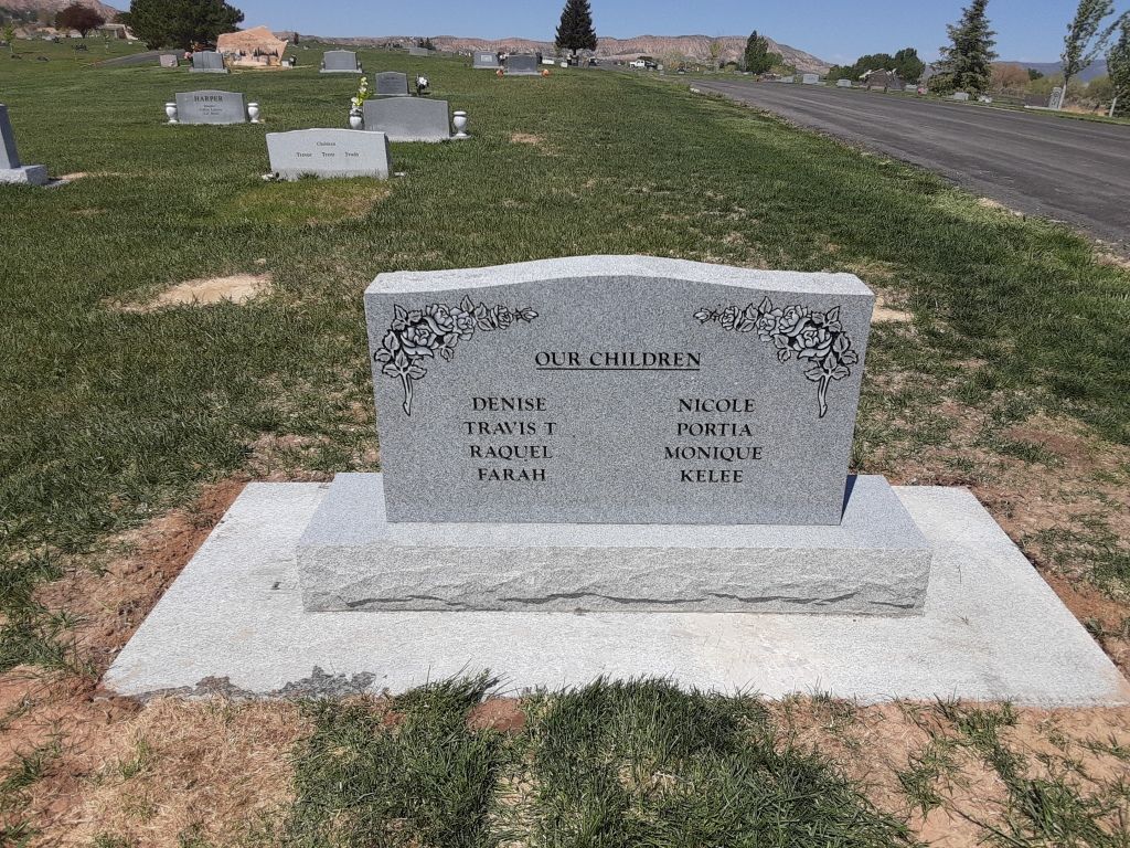 Monuments offered by Ashley Valley Funeral Home