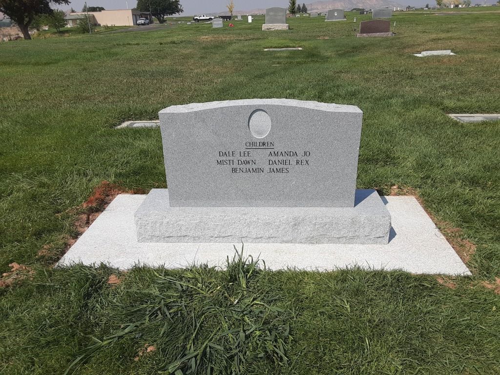 Monuments offered by Ashley Valley Funeral Home