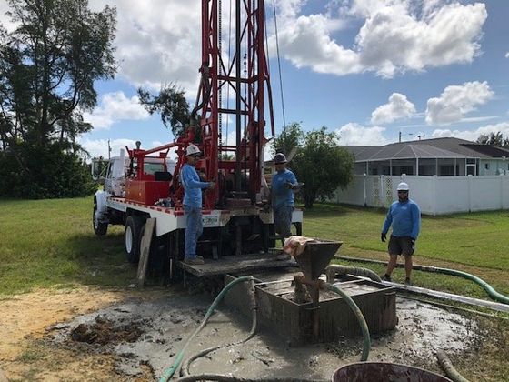 Drill rig to water - Plumbing Services in Estero, FL
