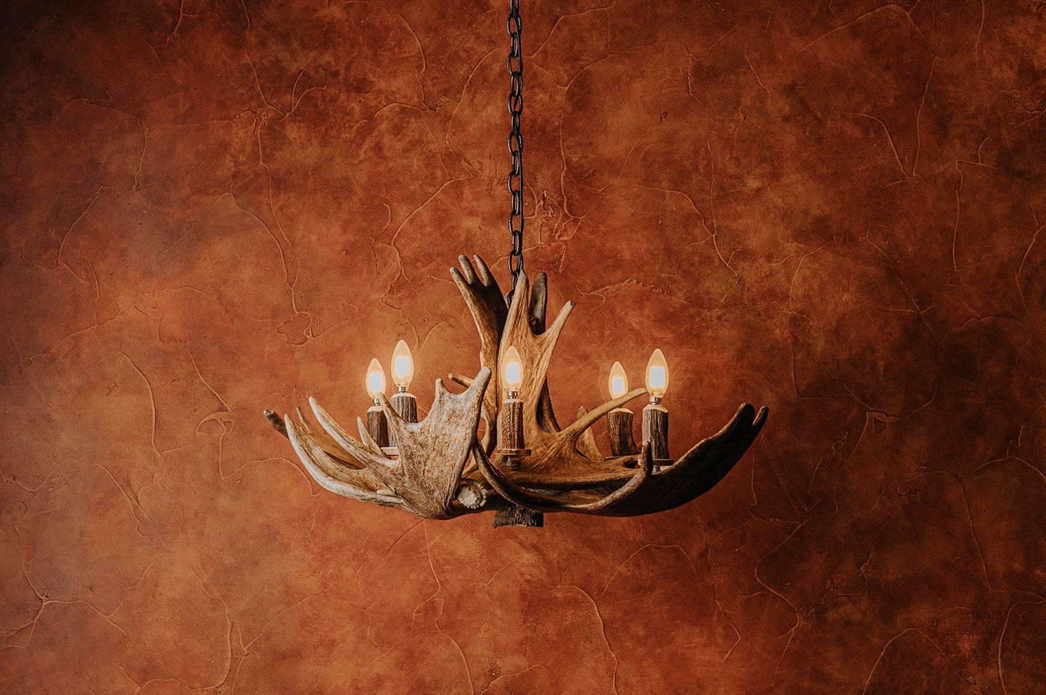 Beautiful antler chandelier