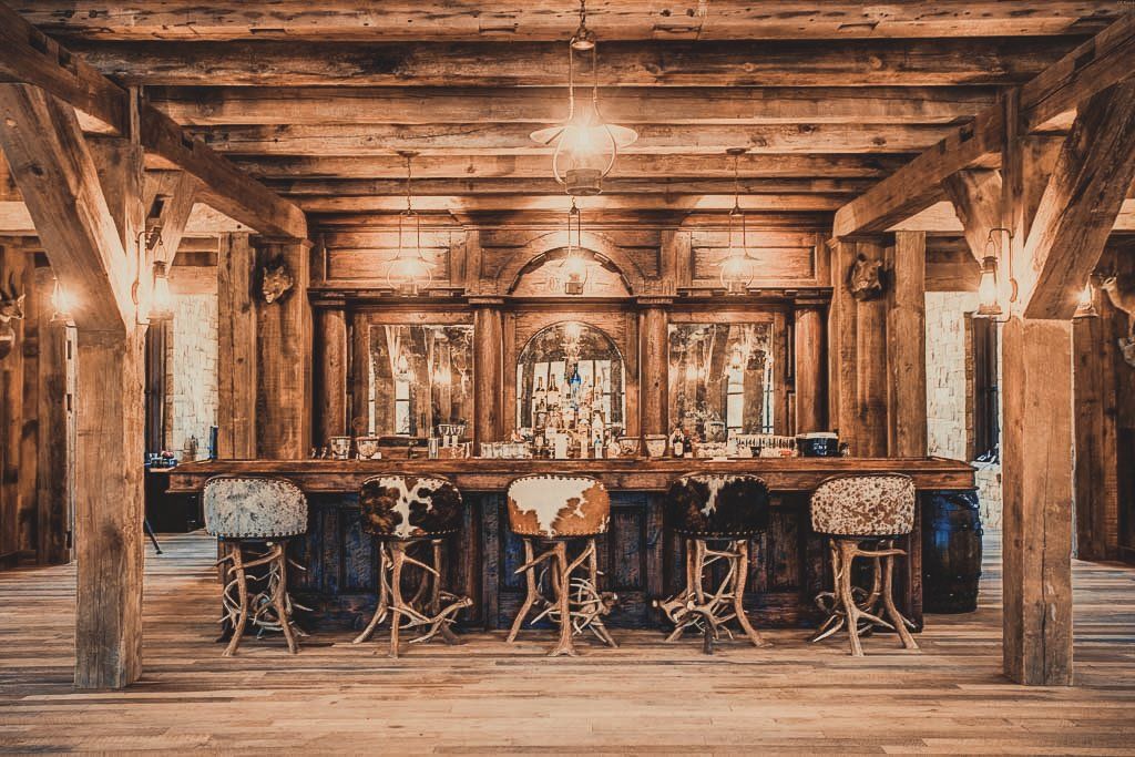 Beautiful antler barstools