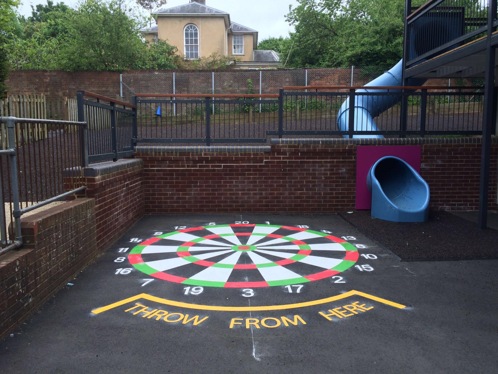 Target game playground marking