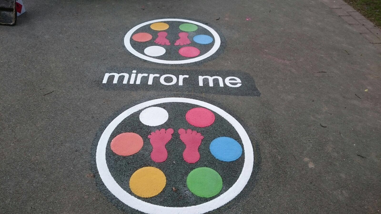 Mirror me playground game