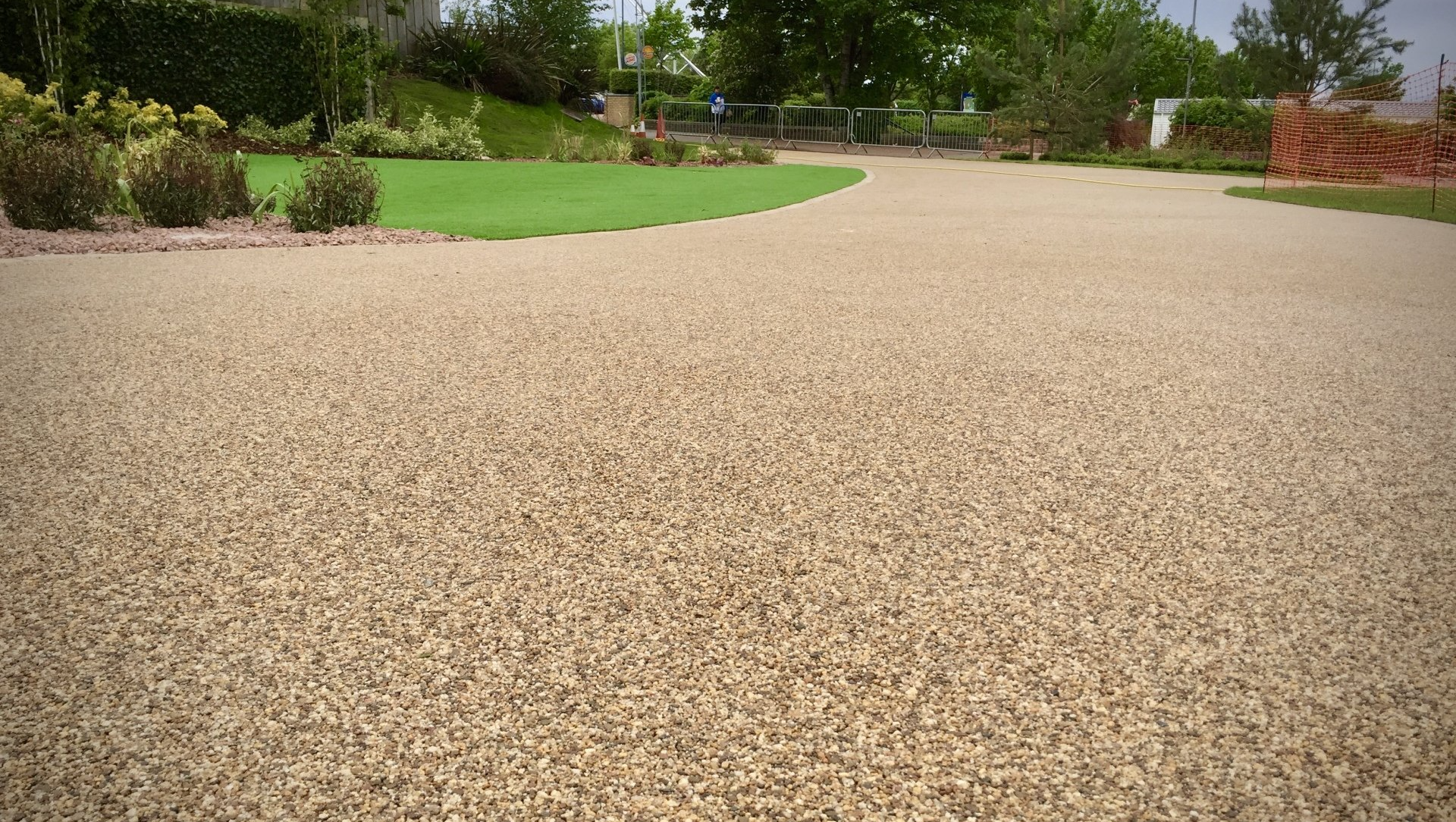 Azure Orange Resin Bound Surfacing