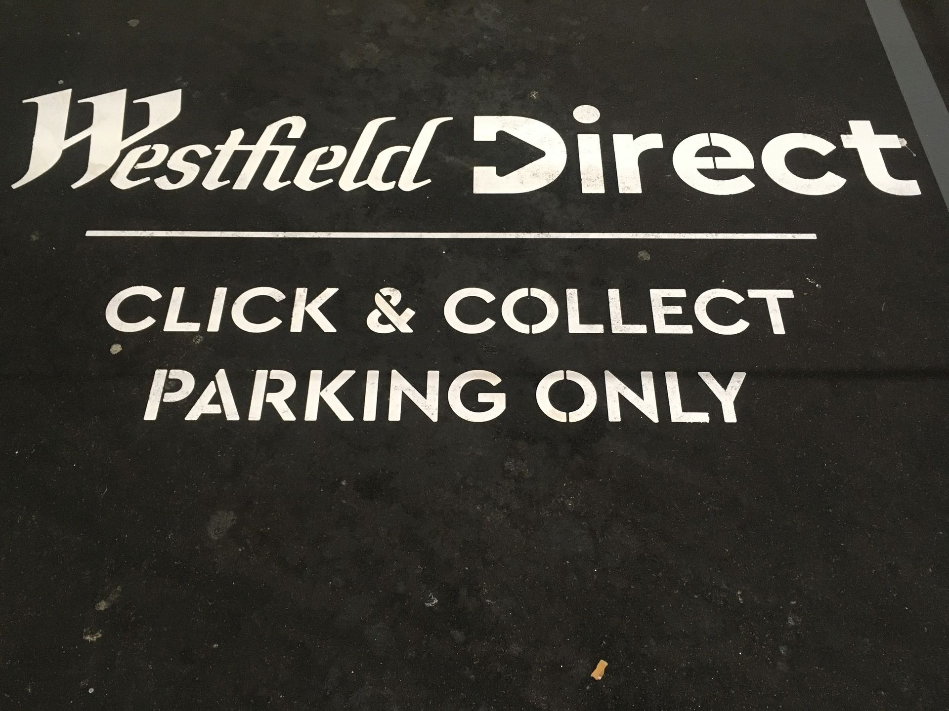 parking stalls painted