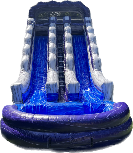 Double Lane Water Slide