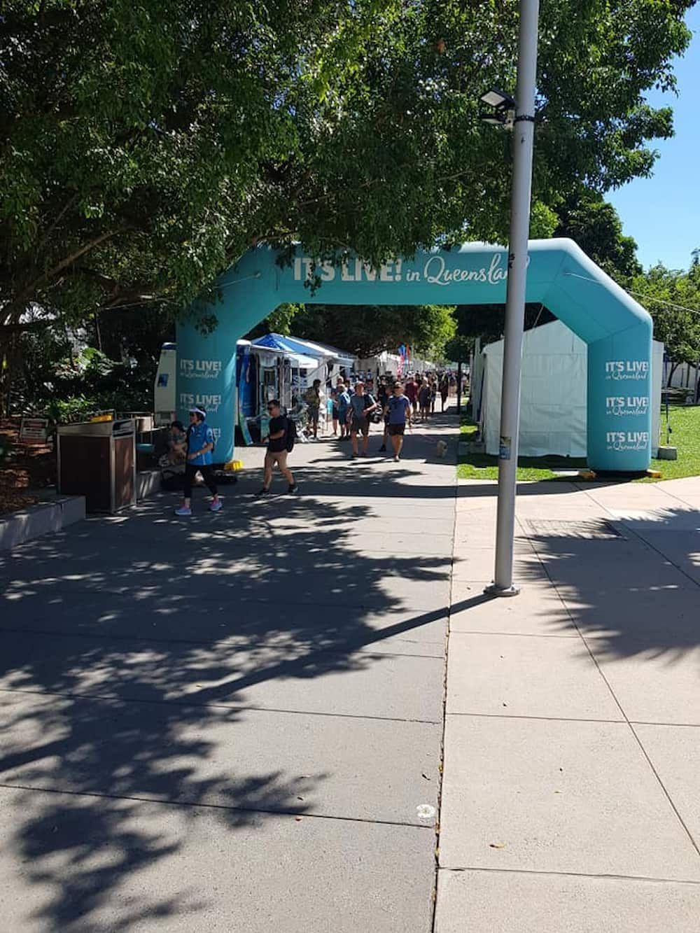 Group Of People Walking In Front Of An Inflatable Archway  — Vibrant Health - Vibrant Life In Yorkeys Knob, QLD
