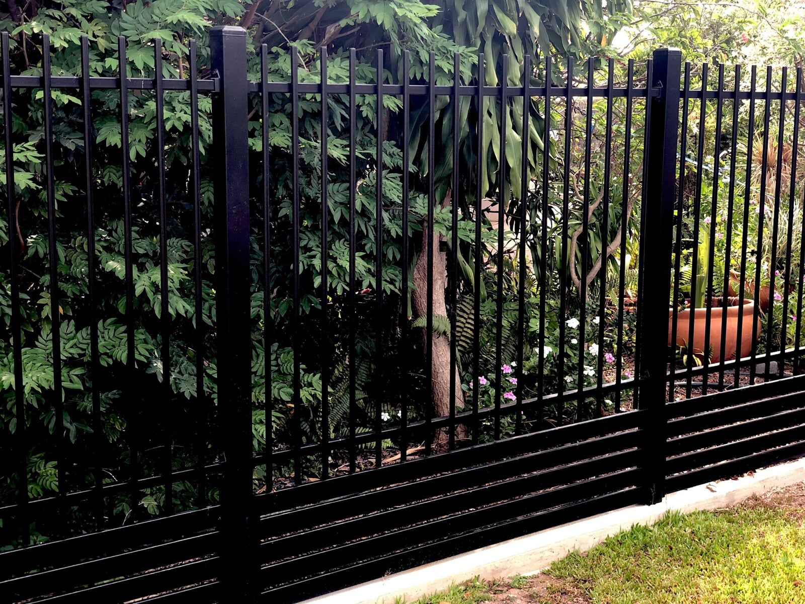 Aluminium Black Fence