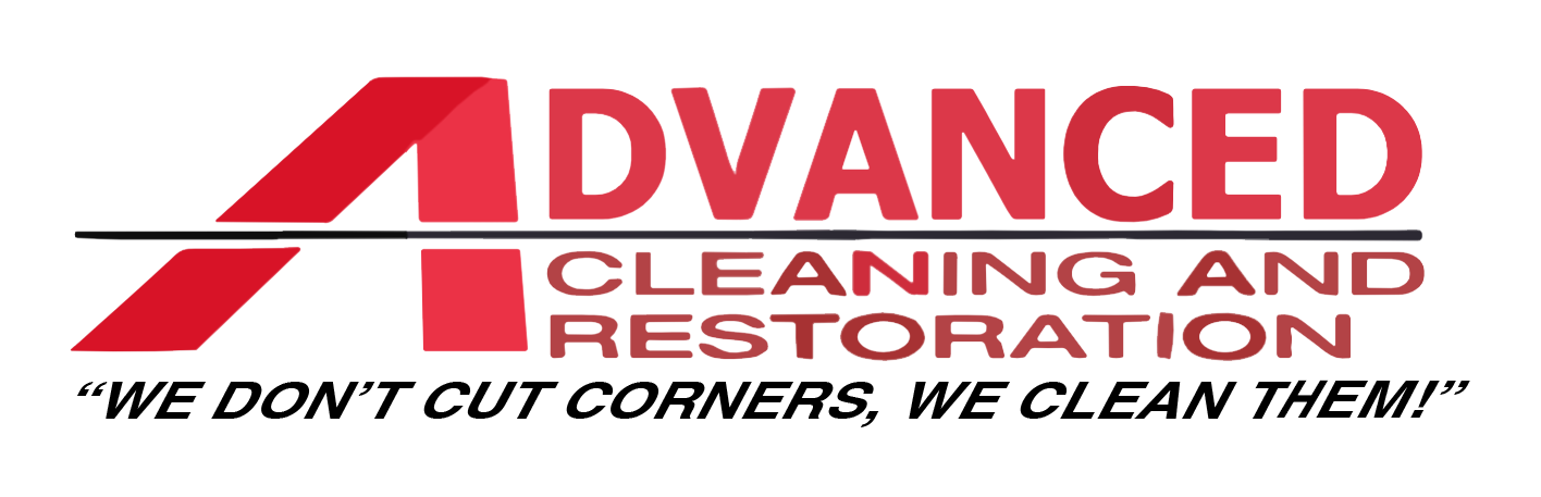 The logo for advanced cleaning solutions llc is red and black