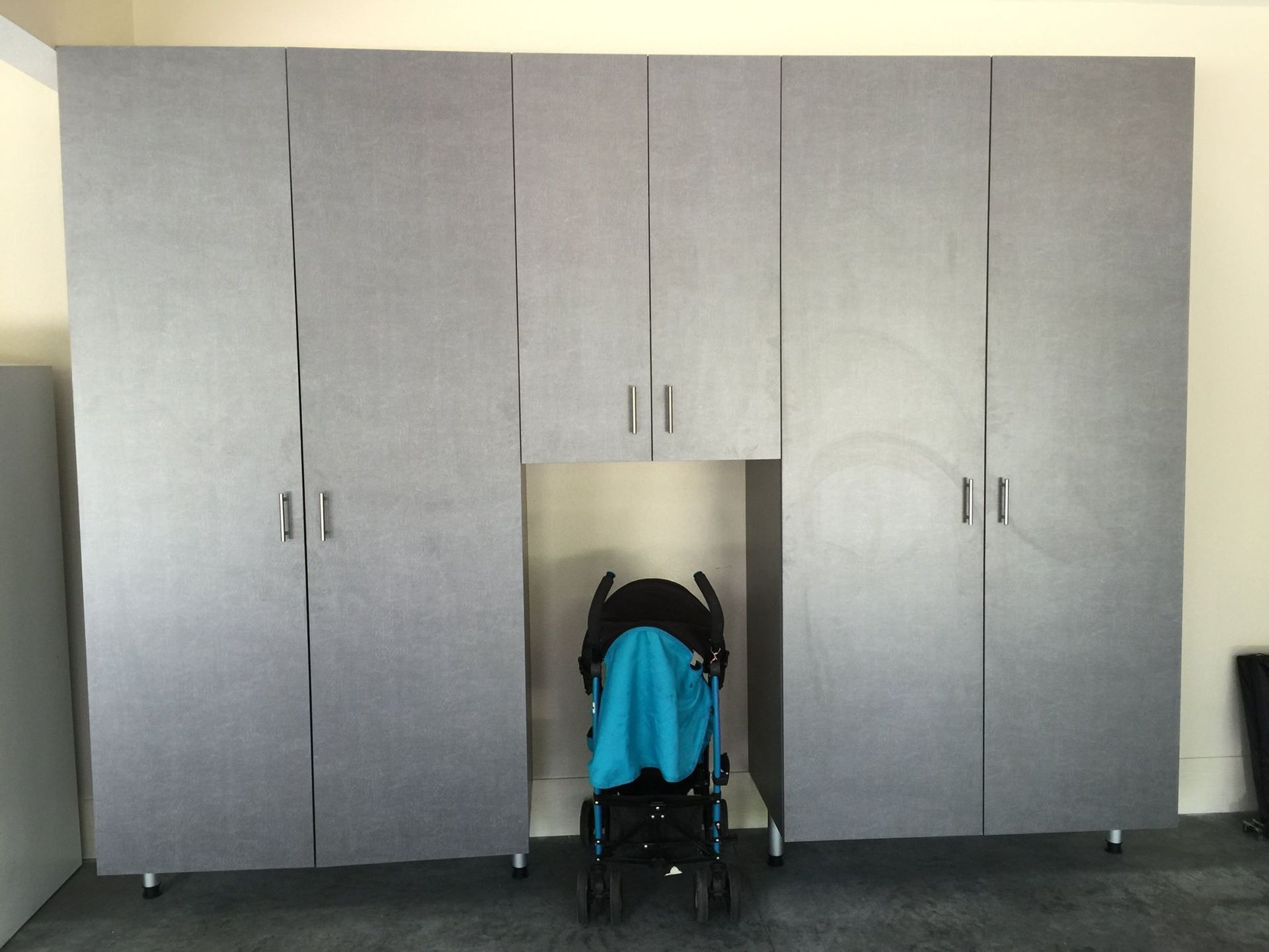 Store All Your Baby Care Items Neatly in Cabinets Installed By LB Classic Closets in Mid-MO.