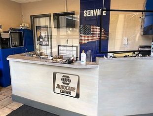 Reception Desk of Rich's Car Works - Naugatuck Auto Repair