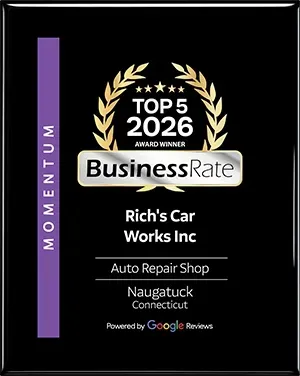 Top 5 2026 Business Rate Award - Rich's Car Works