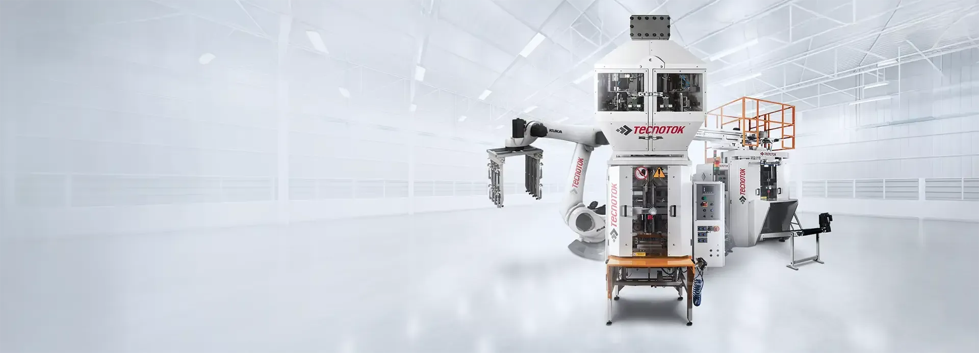 Automação industrial em empacotamento