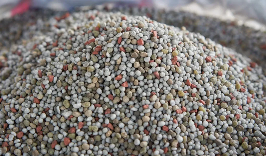 Empacotamento de fertilizantes