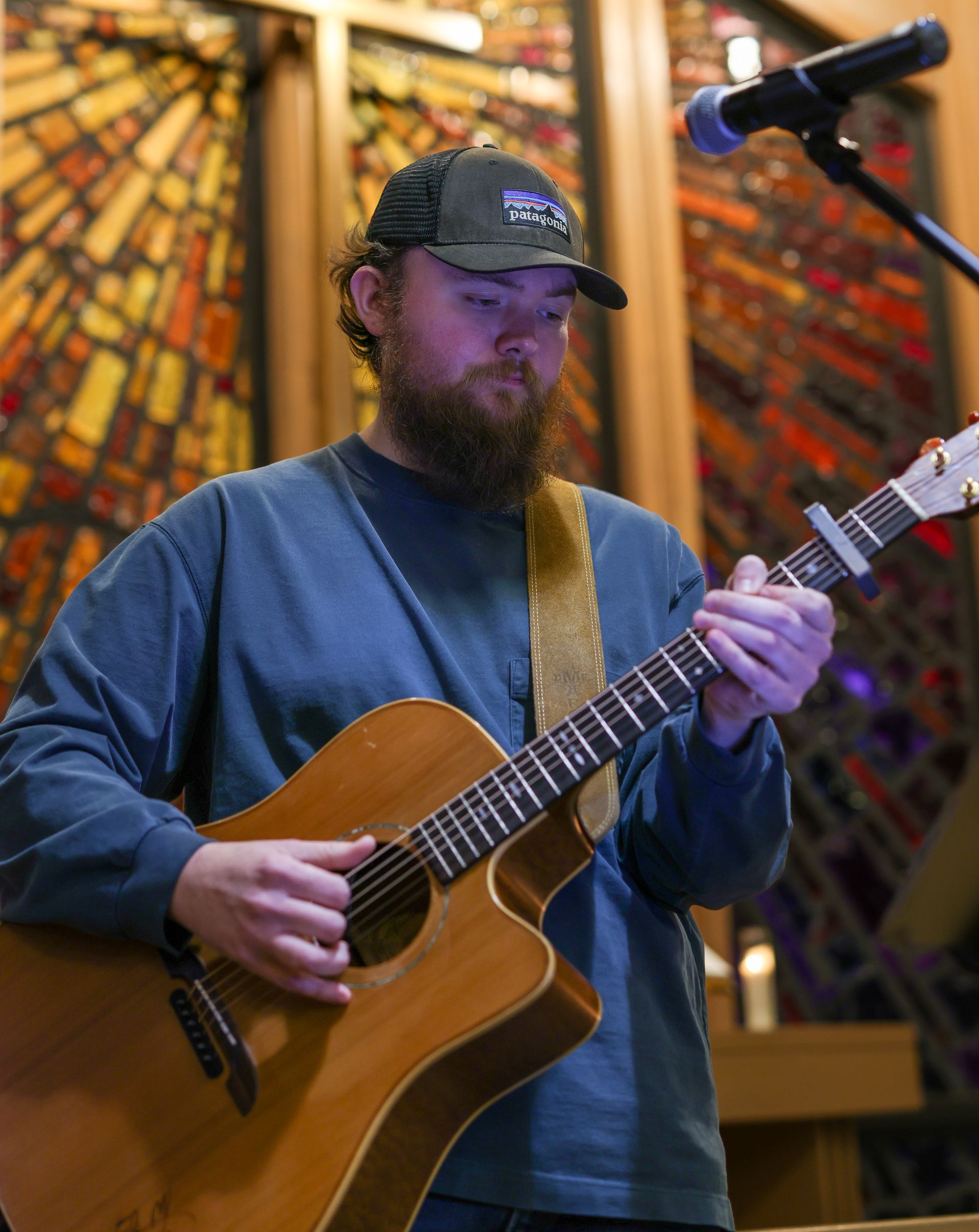 Guitar player with great beard
