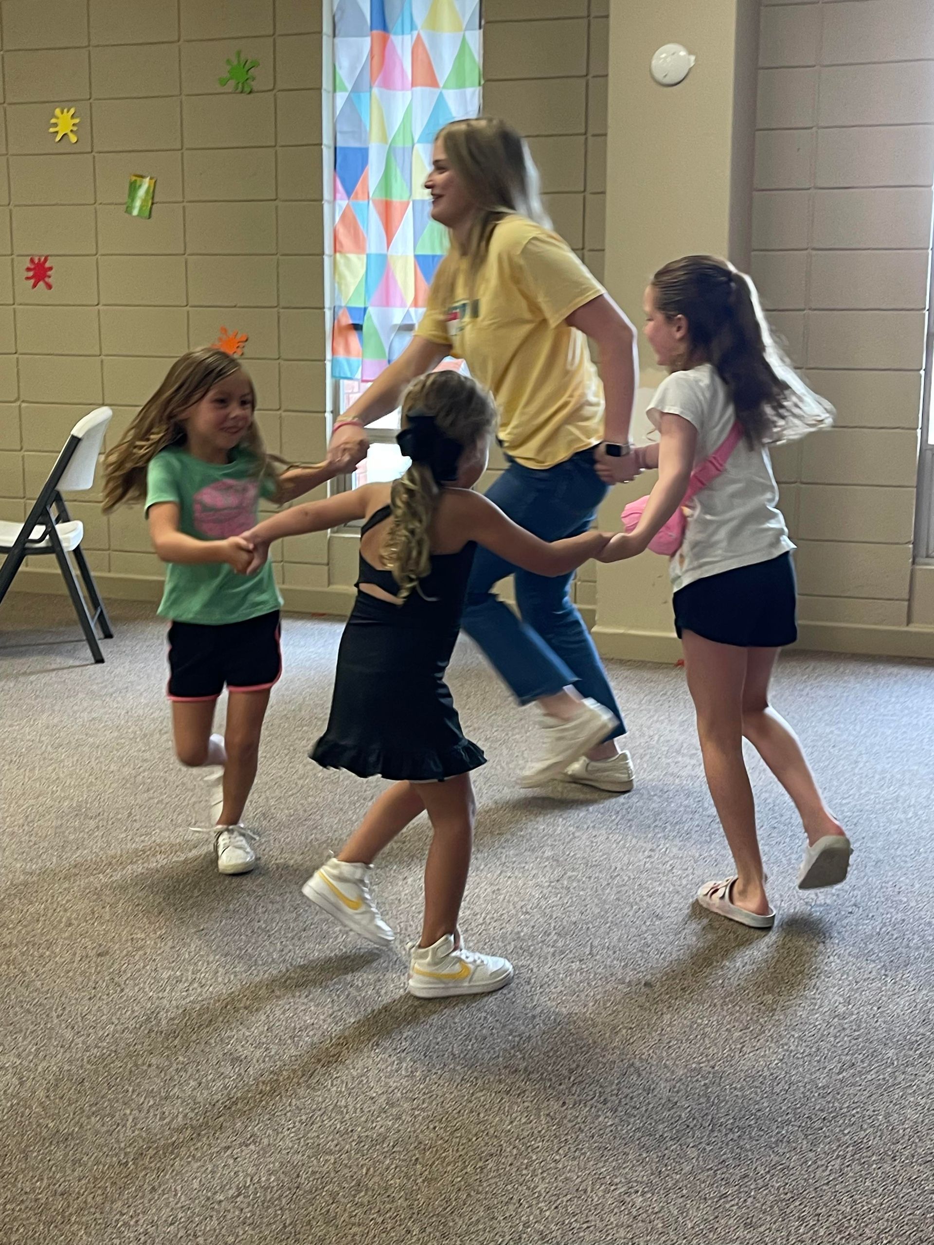 Group of kids playing