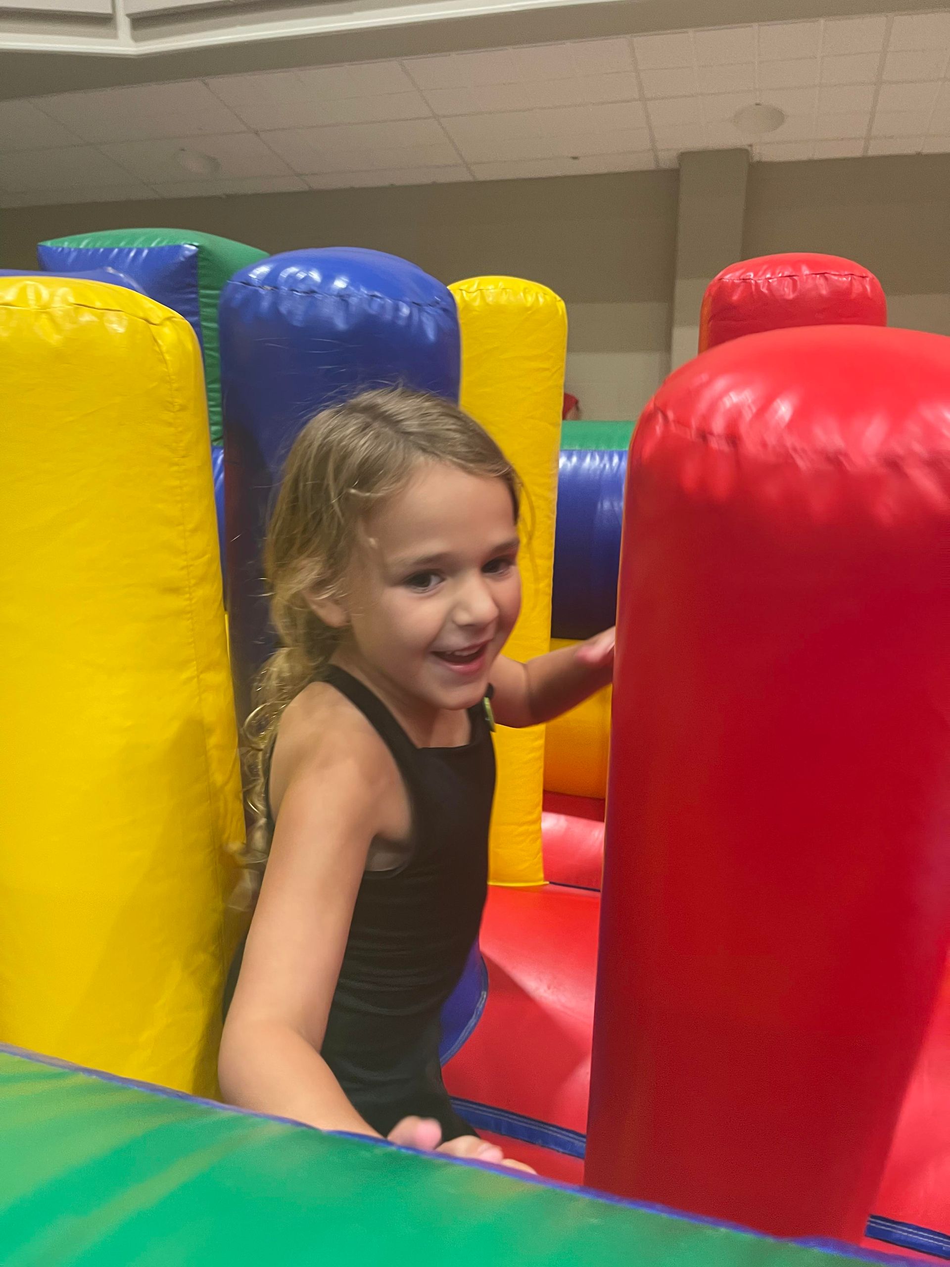 Child playing in First Kids space