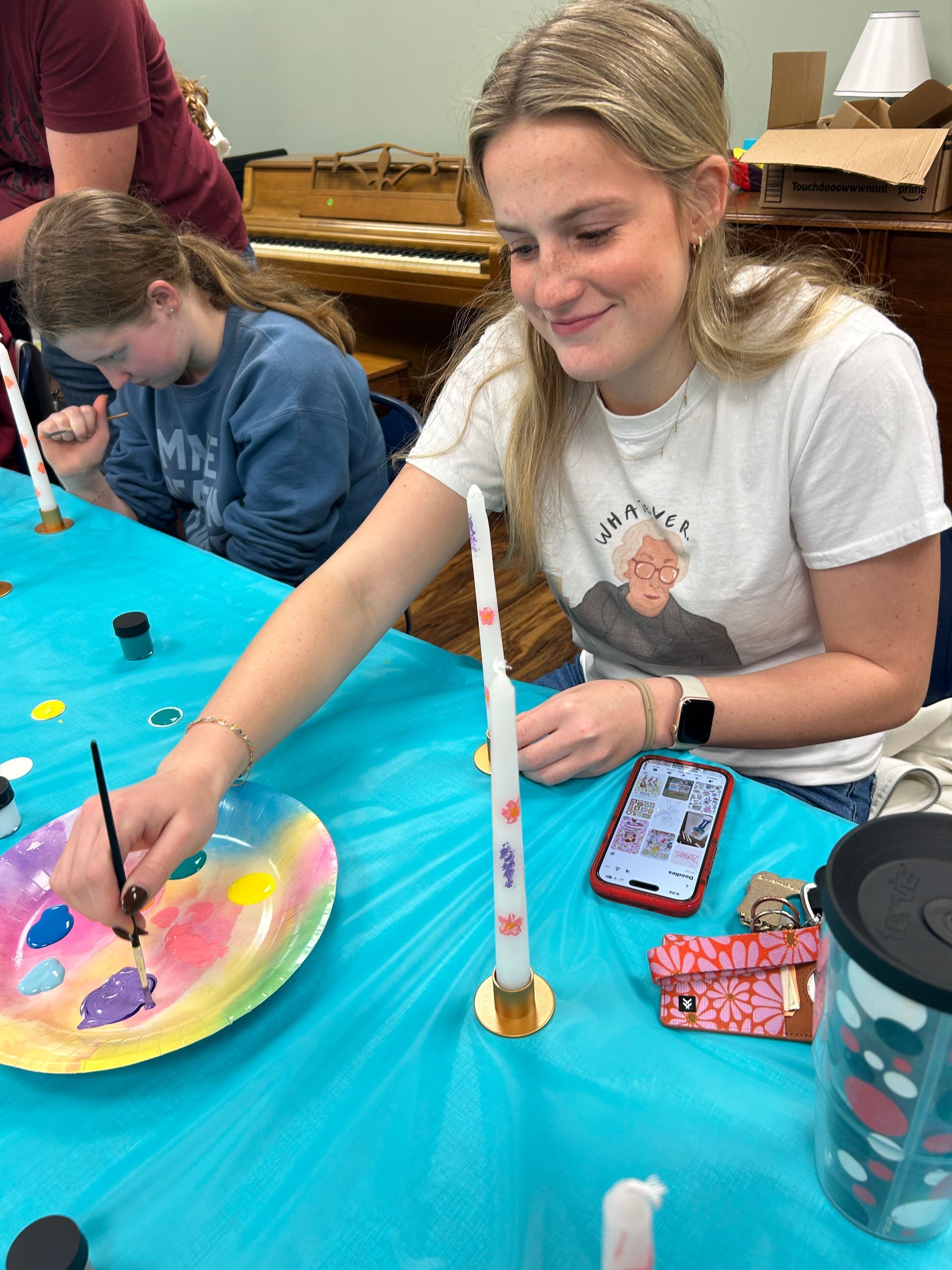 Group painting activity