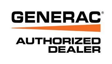 The logo for generac is an authorized dealer.