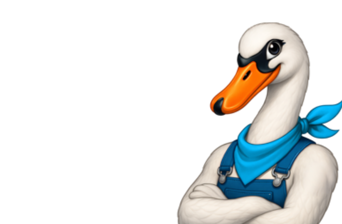 Swan mascot