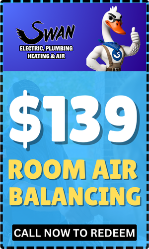 Swan electric plumbing heating & air is offering a complete hvac system for $ 1,800 off.