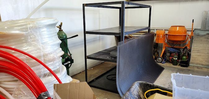 A warehouse filled with lots of tools and supplies.