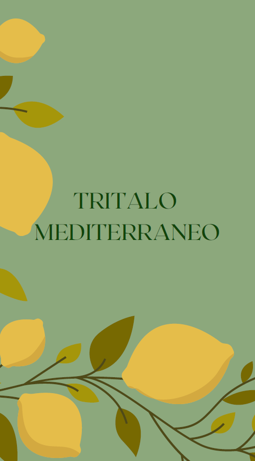 menù italiano tritalo mediterraneo