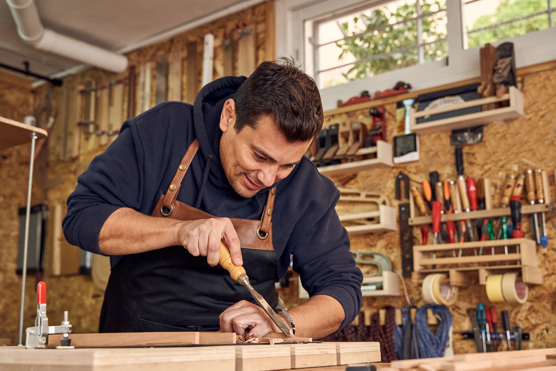 Master Processing Wood with Chisel | Vermont, Vic | Apollonio Carpentry