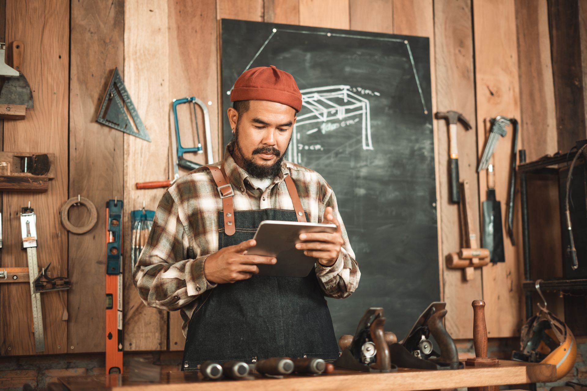 Carpenter Uses Digital Laptop | Vermont, Vic | Apollonio Carpentry