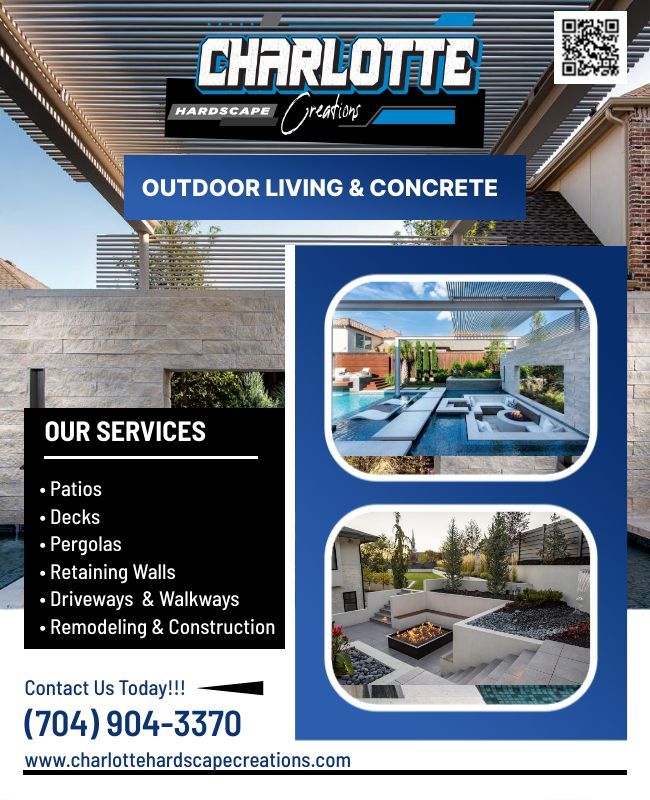 Hardscapes Graphic Design Ad Design/Flyer for Home Services contractor in Charlotte, NC