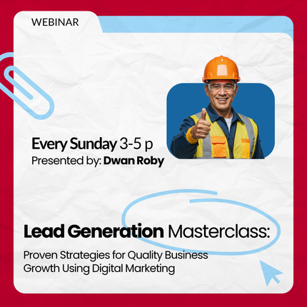 Lead Generation Webinar - Bizcess