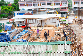 Water Main — Residential Area Construction Site in Egg Harbor Township, NJ