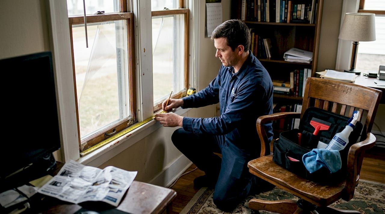 Smoothing tint on glass