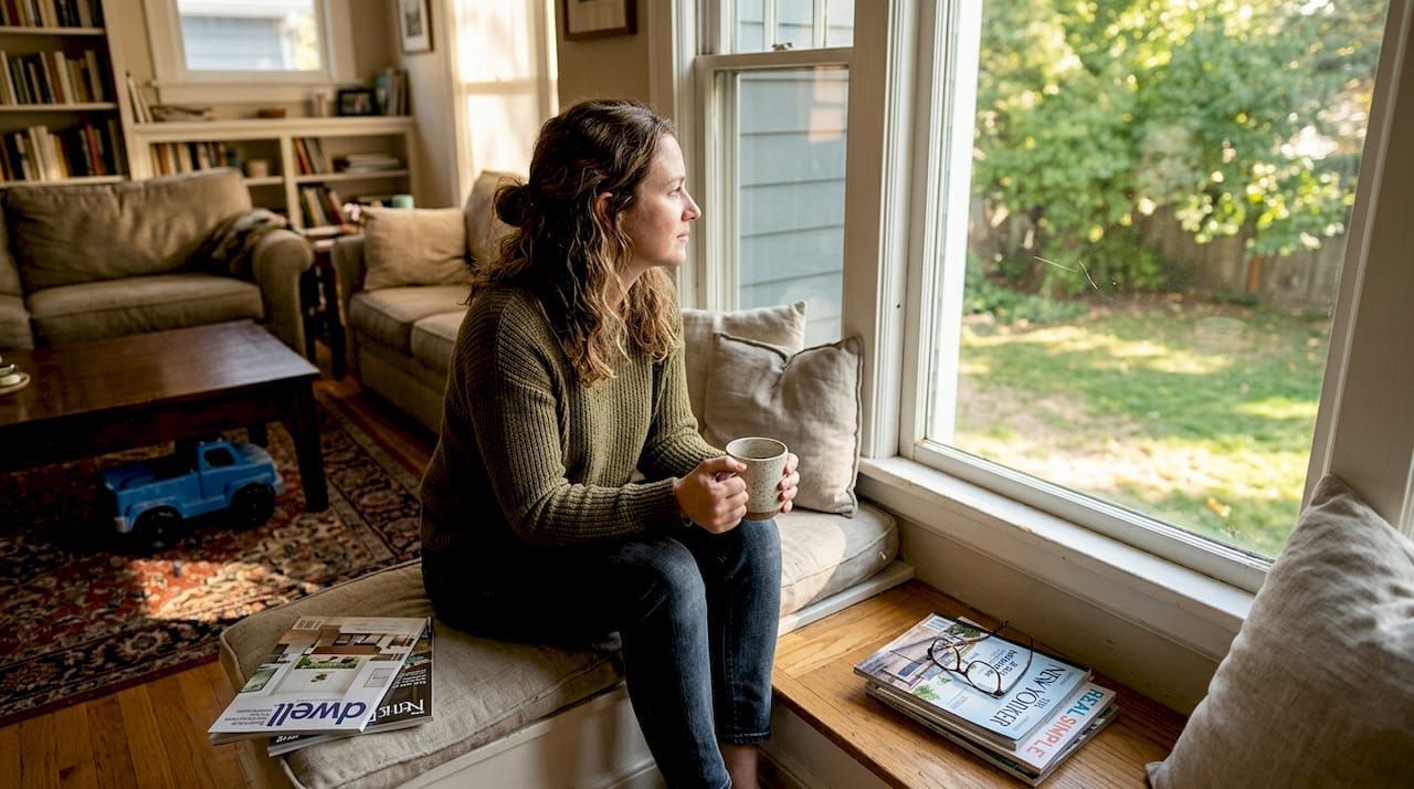 Sunlight through tinted window