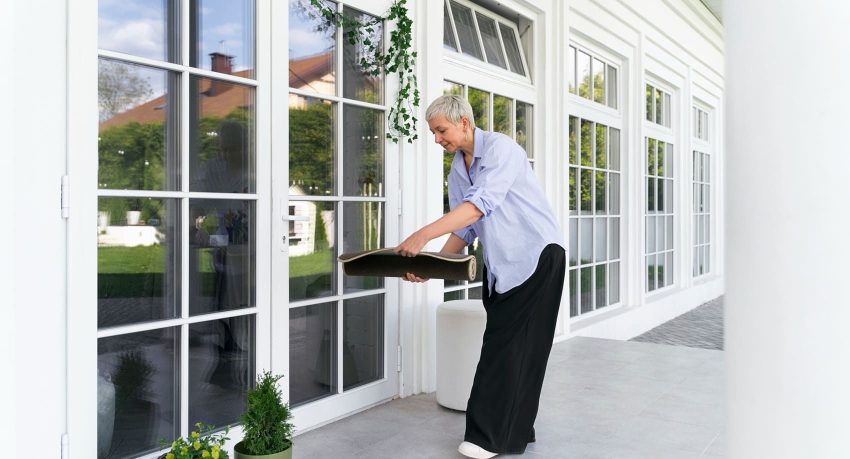 Patio Doorclear privacy film for patio doors