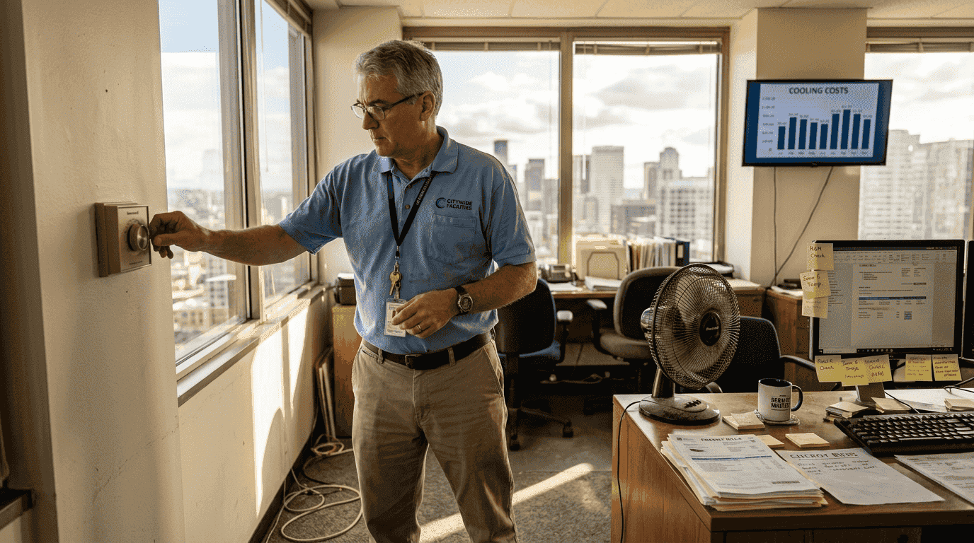 commercial building heat gain solutions