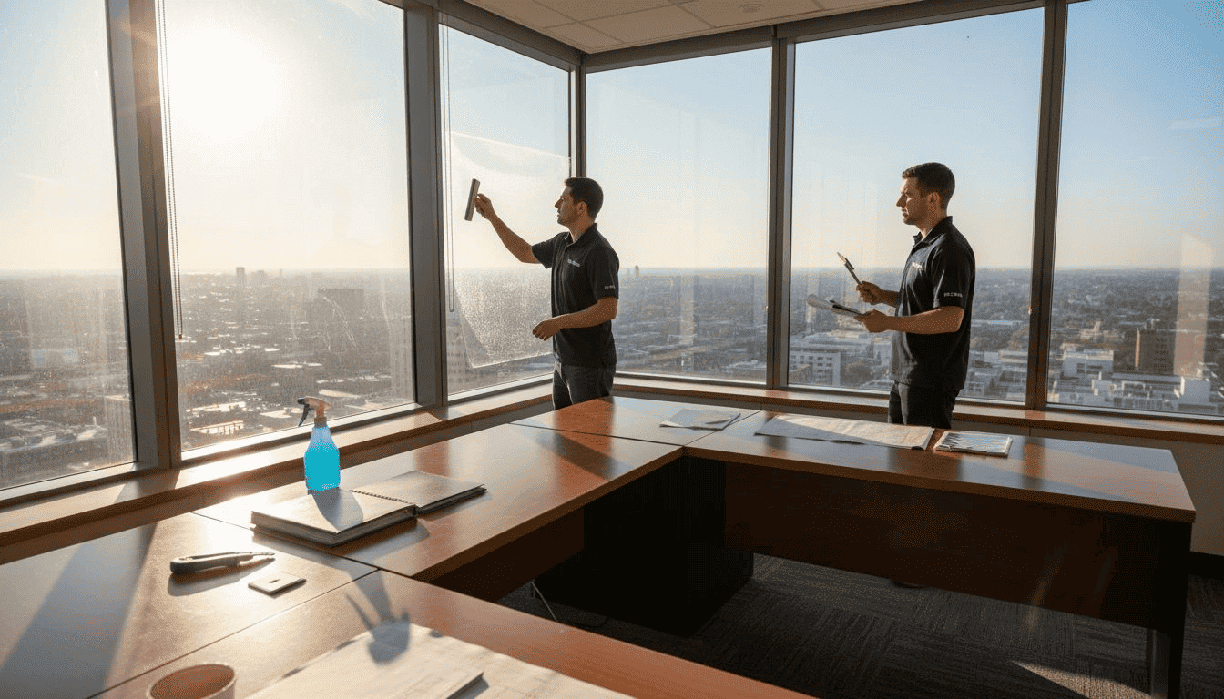 commercial window tint installation