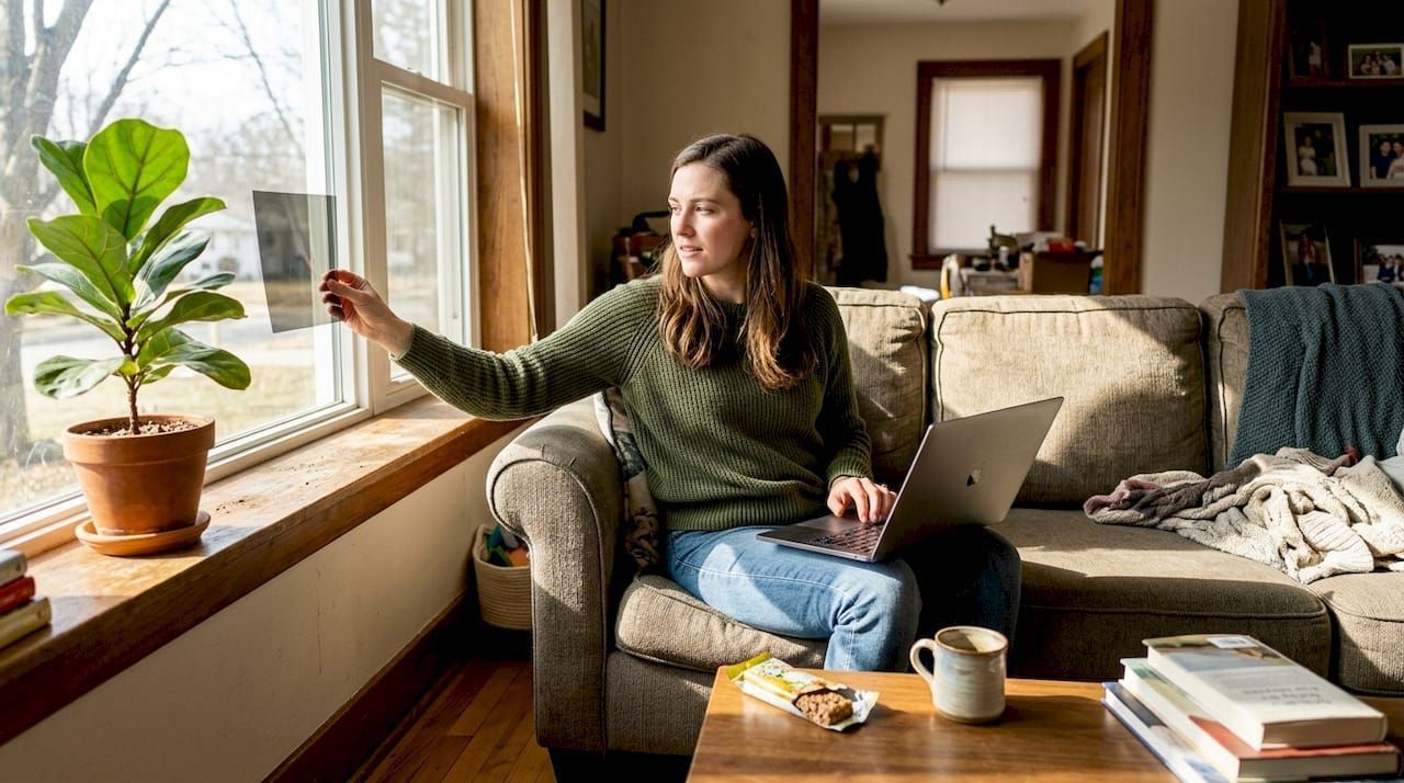 home window tint reducing glare