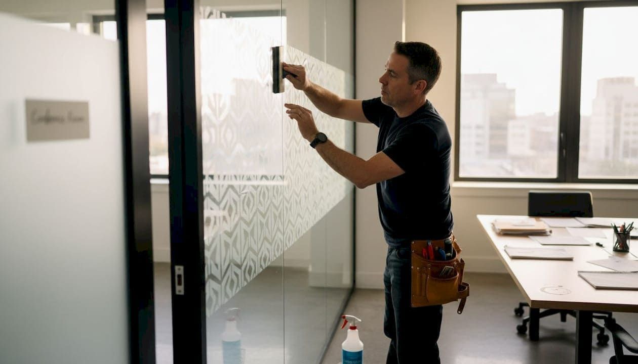 professional window film installation for privacy