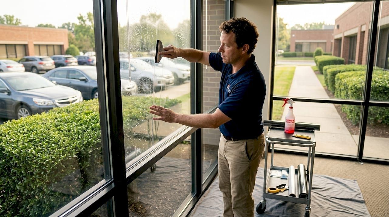 security film on window