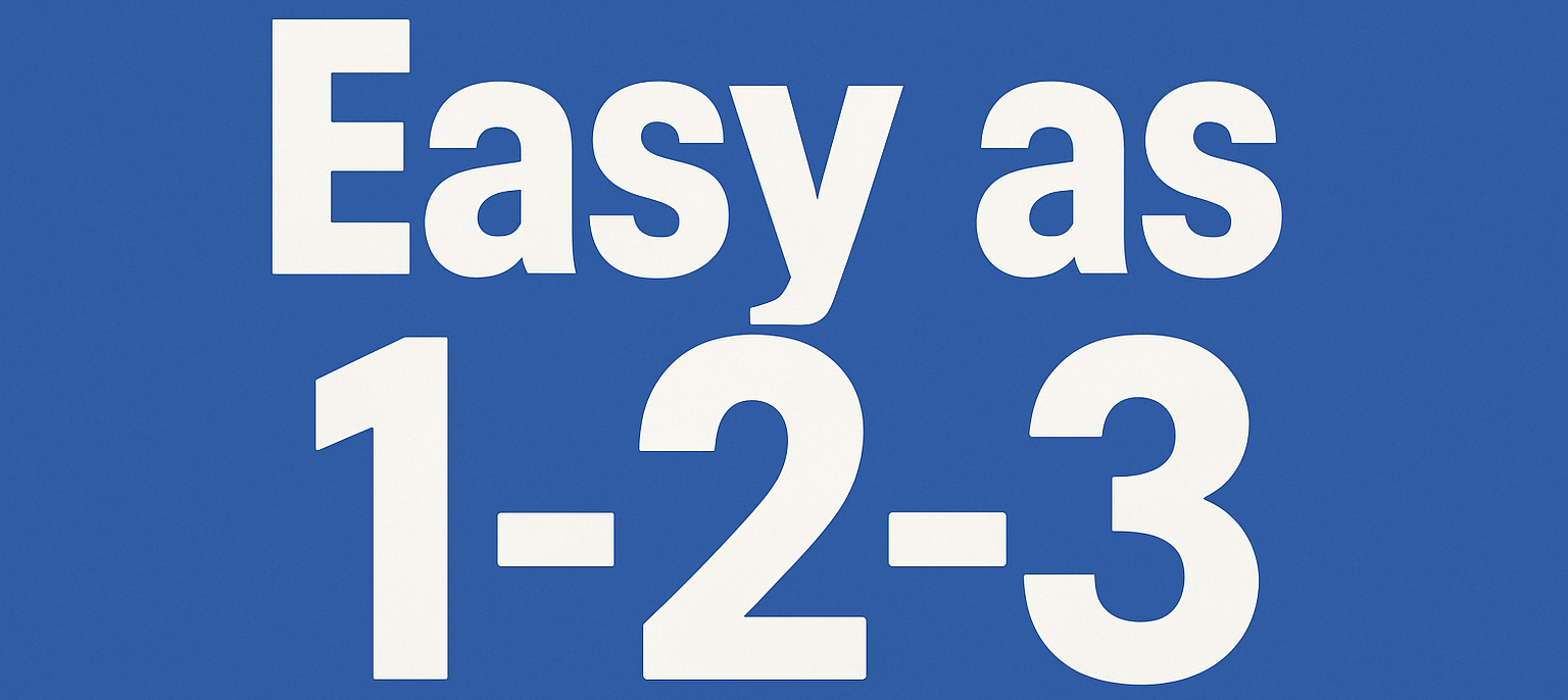 remodeling easy as 1,2,3