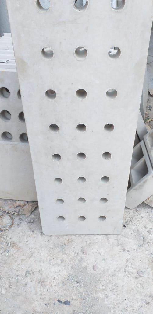Grelhas de concreto com a Zanotello