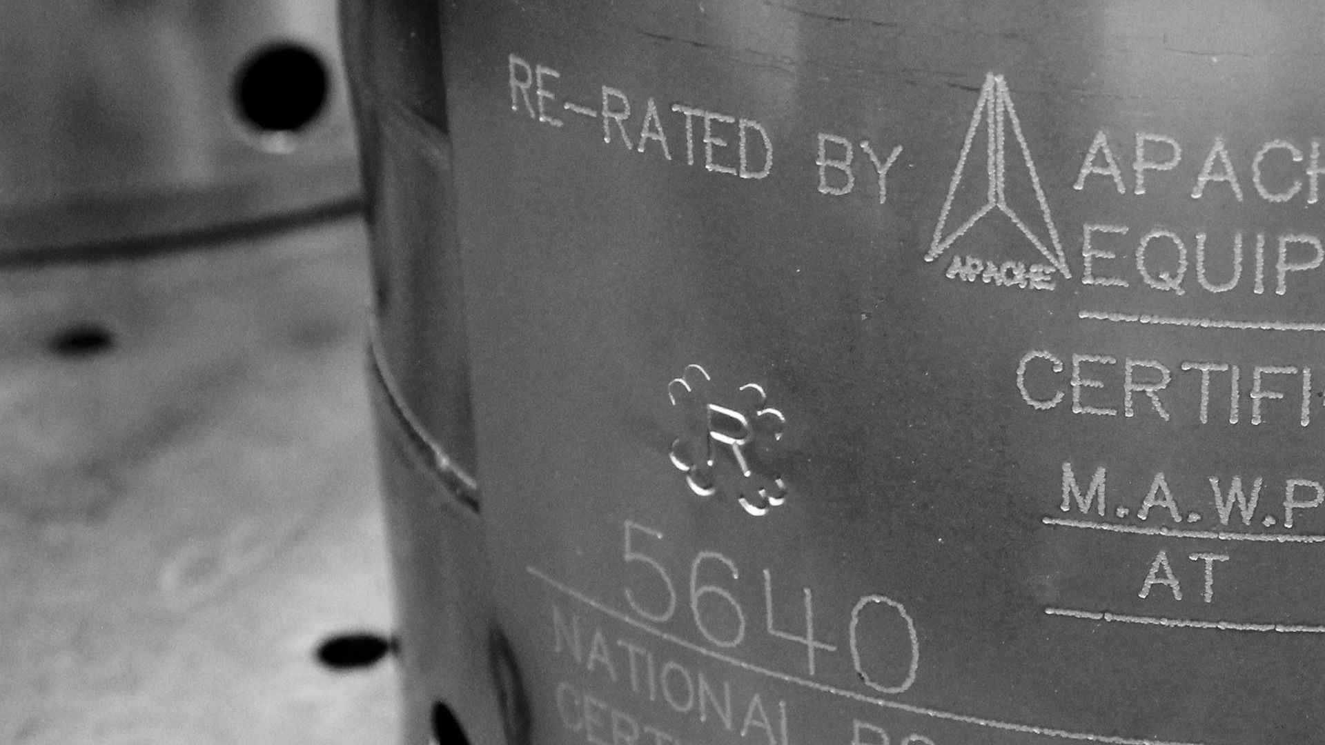 A metal plate stamped with 