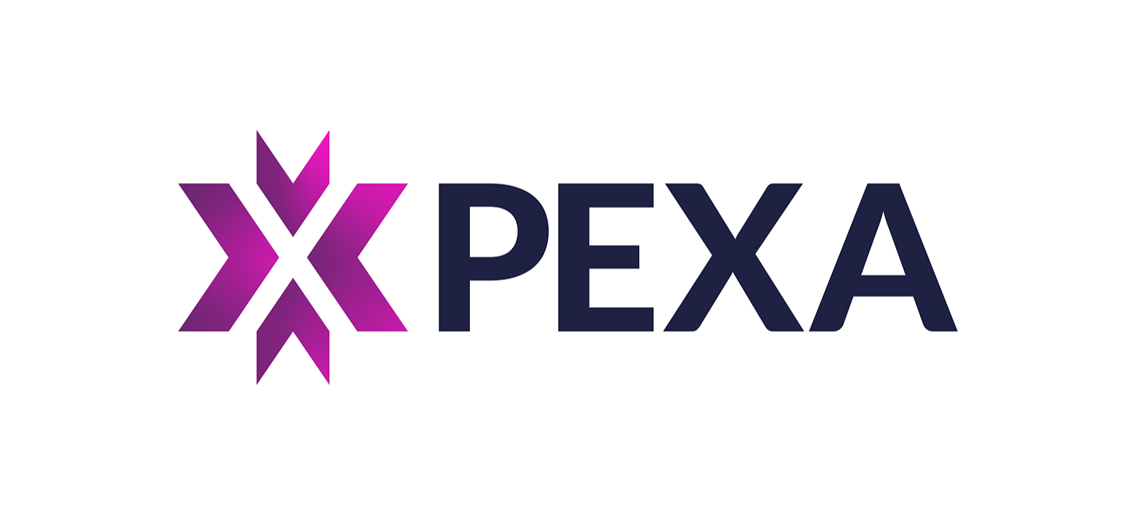 a purple and black logo for xperia on a white background .