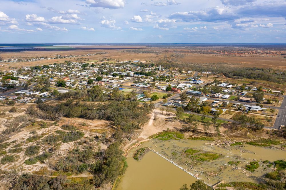 An Aerial View Of A Small Town Surrounded By Trees — Torquay & Anglesea Accident Towing Centre In Barwon Heads, VIC