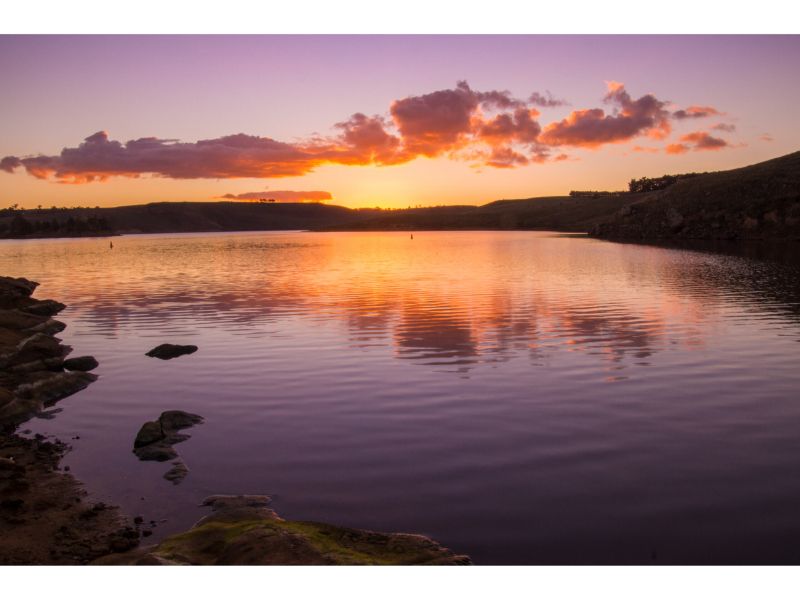 A Sunset Over A Lake With A Purple Sky — Torquay & Anglesea Accident Towing Centre In Ballan, VIC